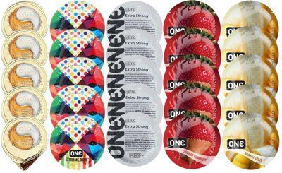 Набор из OLO Ice Durable + ONERibs + ONE Strong + ONEChocolateStrawberry + ONEBanana SOS8702 фото
