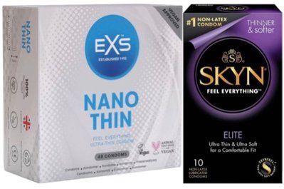 Набор з SKYN Elite 10 шт + EXS NANO THIN 48 шт. SOS7855 фото