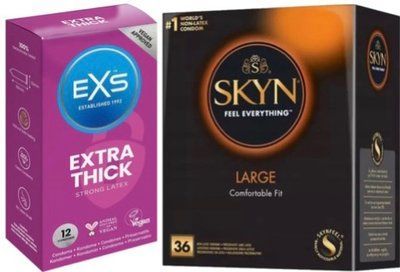 Набор с SKYN Large, 36 шт + EXS Extra Safe 12 шт SOS7905 фото