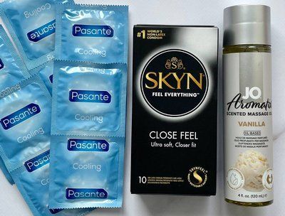 Набір 20 шт SKYN Close Feel - Pasante Cooling + System JO Aromatix Vanilla 120 мл SOS1653 фото