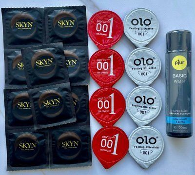 Набір 18 штук Skyn, Olo + лубрикант pjur Basic Waterbased (100 мл) SOS4004 фото