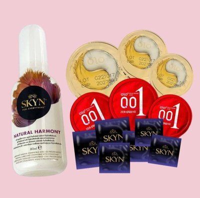 Комплект 15 шт OLO, SKYN + Лубрикант Skyn Natural Harmony 80 мл SOS4253 фото