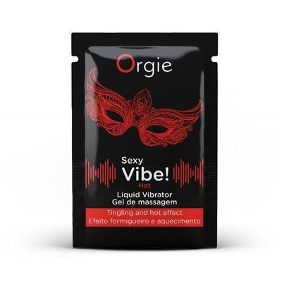 Пробник рідкого вібратора SEXY VIBE, 1 мл вібрація + зігріваючий ефект Orgie (Бразилія-Португалія) S02221210 фото