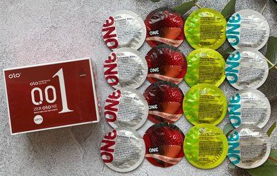 Комплект 26 штук OLO Збуджуючі з розігріваючим ефектом 001+ ONE Extreme Ribs, Pleasure Plus, Flavor Waves, Glowing Pleasures SOS2305 фото