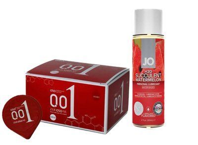 OLO Passionate Factor &mdash; 10 шт та Лубрикант System JO H2O &mdash; WATERMELON (кавун, 60 мл) SOS859 фото