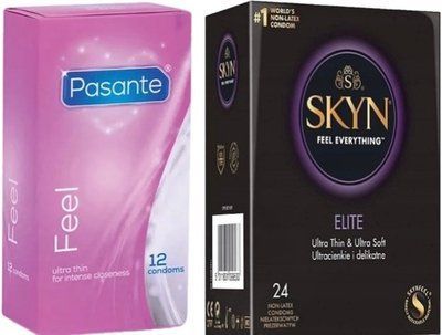 Набор с SKYN Elite, 24 шт + Pasante Sensitive Feel (12 шт) SOS8055 фото