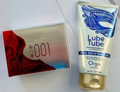 Набір OLO Red Silver 10 шт + Екстра ковзаючий лубрикант LUBE TUBE XTRA, 150 мл ORGIE SOS3455 фото