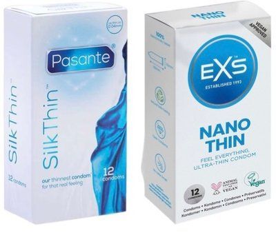 Набір з Pasante Silk Thin 12 шт + EXS NANO Thin 12 шт SOS8105 фото