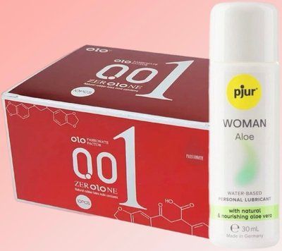 OLO збуджуючі 001 (червоні) 10 штук+ Лубрикант pjur Woman Aloe 30 мл SOS4600 фото