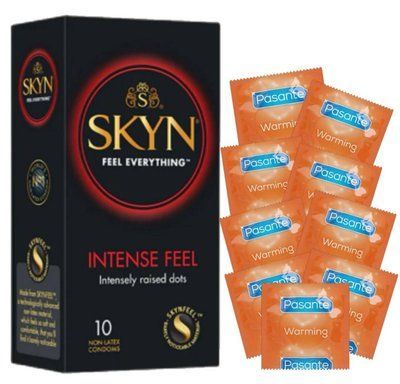Набор SKYN Intense Feel 10 шт. + Pasante Warming 20 шт. &nbsp;SOS1159 фото