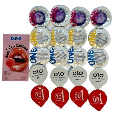 Набор из 30 шт - ONE Super Studs, Classic Select, Flavor Waves - OLO 001, Feeling Ultrathin, Oral SOS1358 фото