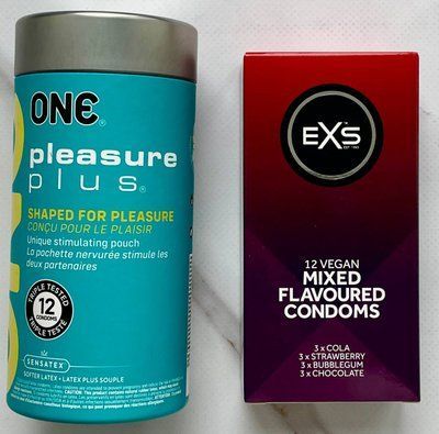 НАБІР ONE Pleasure Plus 12 шт - EXS Mixed Flavoured 12 шт SOS3155 фото