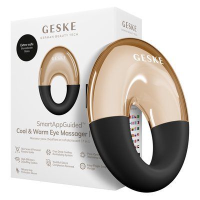 Масажер для очей GESKE Cool&Warm Eye Massager 7в1 gray HB0309 фото