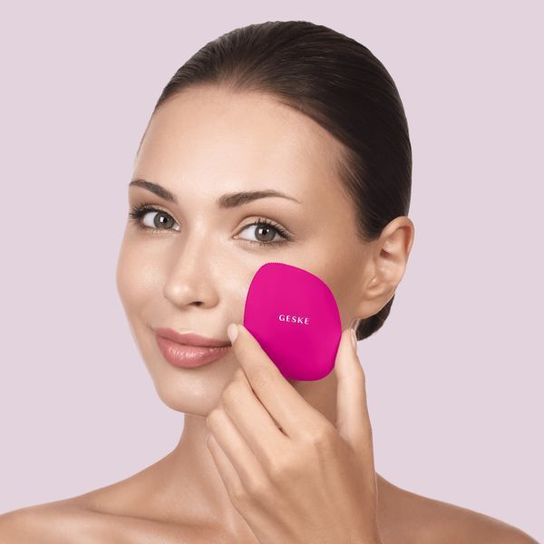 Щітка для обличчя GESKE Facial Brush 4в1 magenta HB0043 фото