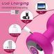 Рожева анальна пробка-вібратор із пультом дистанційного керування USB AS48 фото 4