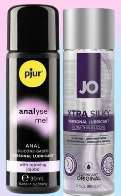Набір лубрикантів pjur analyse me! Relaxing jojoba silicone 30 мл + System JO Xtra Silky Silicone (60 мл) LB563 фото