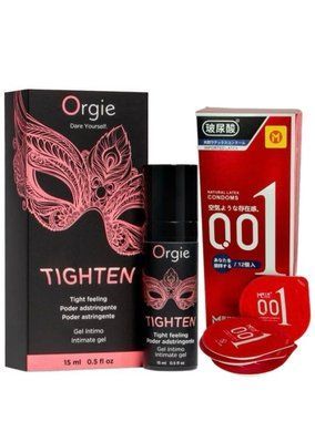 Гель для сужения Orgie &ndash; Tighten (15 мл)+ Muaisi 001 Red 12 шт SOS6708 фото