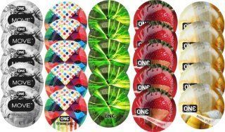 Набор из 25 шт One Move + ONERibs + ONE Glowing + ONEChocolateStrawberry + ONEBanana SOS8404 фото