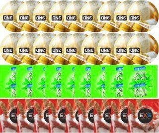 Набір 36 шт ONE Banana Split + Pasante Mint Tingle + EXS STRAWBERRY SUNDAE SOS7658 фото