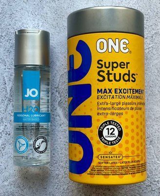 Набір ONE Super Studs 12 шт + Лубрикант System JO H2O ORIGINAL (60 мл) SOS2706 фото