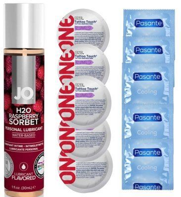 набір 10 шт Pasante + ONE + System JO Raspberry Sorbet (30 мл) SOS4651 фото
