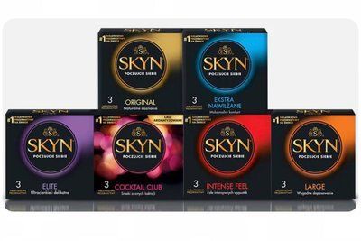 Набір All Skyn 6х3 (18 шт) : Original , Elite , Extra Lube , Large , Intense Feel , Cocktail Club SK131 фото