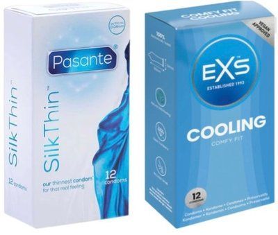 Набір з Pasante Silk Thin 12 шт + EXS Cooling. 12 шт SOS8106 фото
