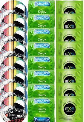 Набор 24 шт One Extreme ribs + Delay Infinity + EXS Extreme 3-in-1 SOS7410 фото