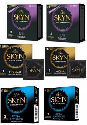 Set Skyn з 18 штук : Elite, Original , Extra lube SK93 фото