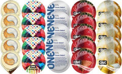 Набор из OLO Ice Durable + ONERibs + ONE Classic + ONEChocolateStrawberry + ONEBanana SOS8705 фото