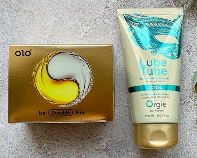 Набір OLO "Лід і Полум'я" 001 (10 шт) + Лубрикант LUBE TUBE COOL, 150 мл ORGIE SOS2357 фото