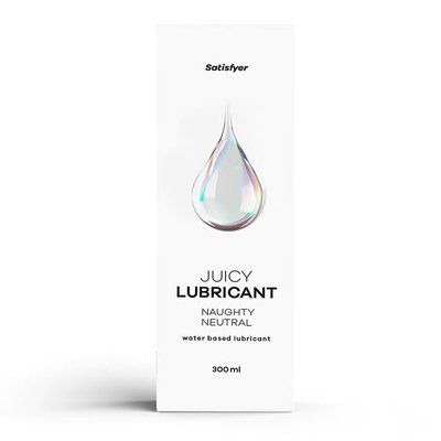 Лубрикант на водной основе Satisfyer Juicy Lubricant Naughty Neutral water based 300 мл SX2713 фото