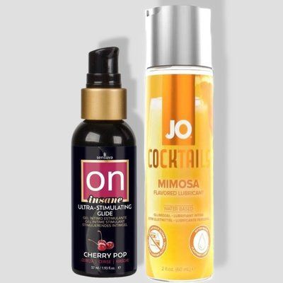 Sensuva Ultra-Stimulating On Insane Cherry Pop (57 мл) + JO Cocktails Mimosa(60 мл) LB146 фото