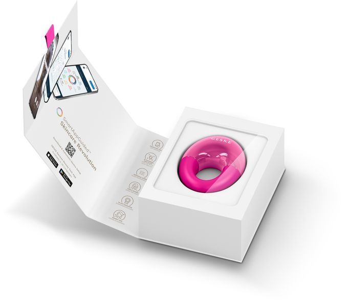 Массажер для глаз GESKE Cool & Warm Eye Massager 7в1 magenta HB0311 фото