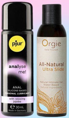 Набір лубрикантів pjur analyse me! Relaxing jojoba silicone 30 мл + ALL-NATURAL Ultra slide, 150 мл Orgie LB664 фото