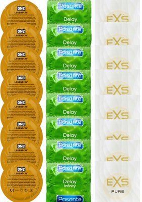 Набір 24 шт 𝐎𝐍𝐄 𝐋𝐞𝐠𝐞𝐧𝐝 𝐗𝐋 + Delay Infinity + EXS Pure SOS7460 фото