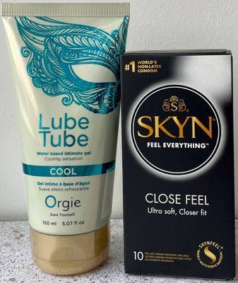 Набір SKYN Close Feel 10 штук + LUBE TUBE COOL, 150 мл ORGIE SOS1112 фото