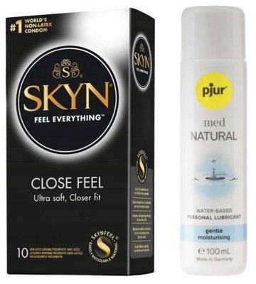 Комплект SKYN Close Feel 10шт + Pjur MED Natural Glide 100 мл SOS13177 фото