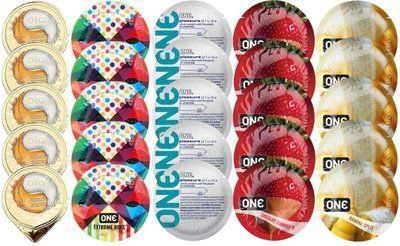 Набор из OLO Ice Durable + ONERibs + ONE Plus + ONEChocolateStrawberry + ONEBanana SOS8706 фото