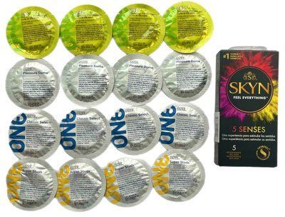 Набір SKYN 5 Senses 5 шт + ONE 16 шт SOS1262 фото