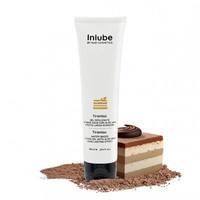 Съедобный лубрикант на водной основе вкус: тирамиса INLUBE, 100 мл Nuei (Испания) NU513772 фото