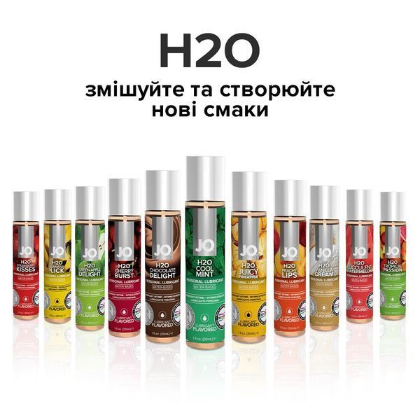 Смазка на водной основе System JO H2O &mdash; Cool Mint (30 мл) без сахара, растительный глицерин SO1625 фото