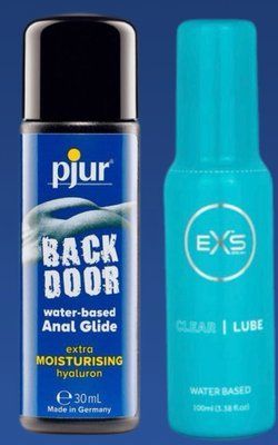 Набір лубрикантів pjur backdoor Comfort water glide 30 мл + EXS Clear Lube Water Based 100 мл LB317 фото