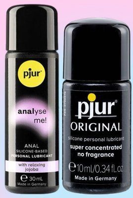 Набір лубрикантів pjur analyse me! Relaxing jojoba silicone 30 мл + pjur Original 10 мл, 2в1 LB566 фото