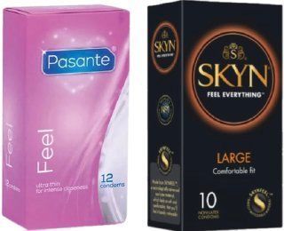 Набор с 10шт SKYN Large + Pasante Sensitive Feel (12 шт) SOS8059 фото