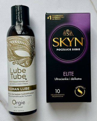 Набір Skyn Elite 10 шт - Лубрикант ORGIE HUMAN LUBE intimate gel, 150 мл SOS2959 фото
