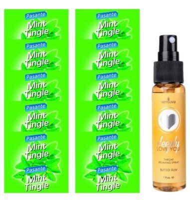 Комплект Pasante Mint Tingle 10 шт + Sensuva Deeply Love You Butter Rum (29 мл) SOS13929 фото