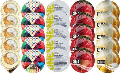 Набор из OLO Ice Durable + ONERibs + ONE Studs + ONEChocolateStrawberry + ONEBanana SOS8707 фото
