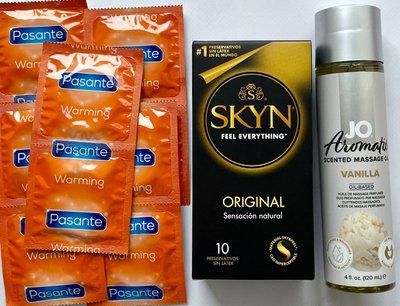 Комплект 20 шт SKYN ORIGINAL - Pasante Warming + System JO Aromatix Vanilla 120 мл SOS1658 фото