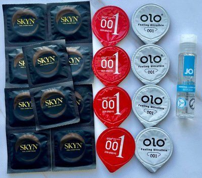 Набір 18 штук Skyn, Olo + лубрикант System JO H2O Original (30 мл) SOS4009 фото